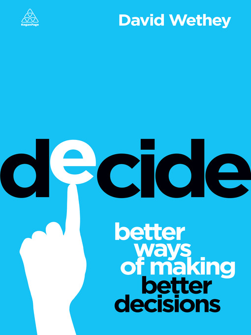 Title details for Decide by David Wethey - Available